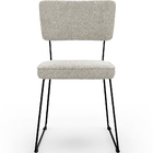 Kit 04 Cadeiras Decorativas Estofada Base De Aço Allana L02 B