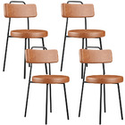 Kit 04 Cadeiras Decorativas Estofada Para Sala De Jantar Barc