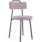 Kit 04 Cadeiras Decorativas Estofada Para Sala De Jantar Barc