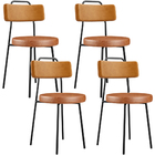 Kit 04 Cadeiras Decorativas Estofada Para Sala Jantar Barcelo