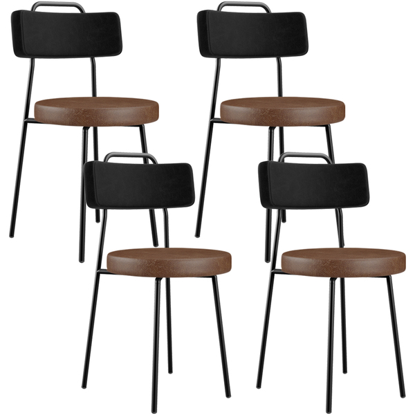 Kit 04 Cadeiras Decorativas Estofada Para Sala Jantar Barcelo