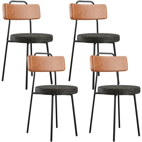 Kit 04 Cadeiras Decorativas Estofada Sala Jantar Barcelona L0