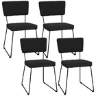 Kit 04 Cadeiras Decorativas Para Sala De Jantar Allana L02 Su