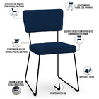 Kit 04 Cadeiras Decorativas Para Sala De Jantar Allana L02 Su