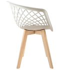 Kit 04 Cadeiras Decorativas Para Sala De Jantar Madri Com Bas