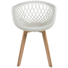 Kit 04 Cadeiras Decorativas Para Sala De Jantar Madri Com Bas