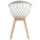 Kit 04 Cadeiras Decorativas Para Sala De Jantar Madri Com Bas