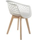 Kit 04 Cadeiras Decorativas Para Sala De Jantar Madri Com Bas