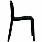 Kit 04 Cadeiras Decorativas Sala De Jantar Gruvyer F03 Preto