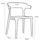 Kit 04 Cadeiras Decorativas Sala De Jantar Viena F03 Preto -