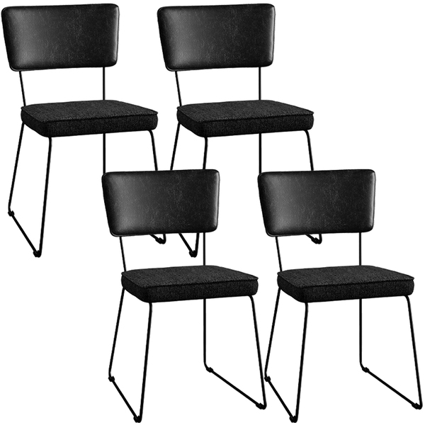 Kit 04 Cadeiras Decorativas Sala Jantar Allana L02 Couríssimo