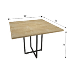 Kit 04 Cadeiras Eiffel Preto E 01 Mesa De Jantar 04 Lugares J