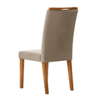 Kit 04 Cadeiras Eleonora Triumph Areia Com Base De Madeira Ip