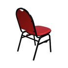 Kit 04 Cadeiras Essencial Hot Fixável Couro Vermelho - Pethif