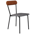 Kit 04 Cadeiras Estofada Para Sala De Jantar Liora Preto C01