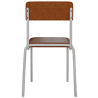 Kit 04 Cadeiras Estofada Para Sala De Jantar Sense Branco C01