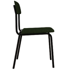 Kit 04 Cadeiras Estofada Para Sala De Jantar Sense Preto C01