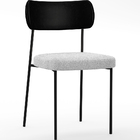 Kit 04 Cadeiras Estofadas Para Sala De Jantar Melina L02 Cour