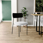 Kit 04 Cadeiras Estofadas Para Sala De Jantar Melina L02 Cour