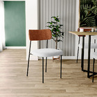 Kit 04 Cadeiras Estofadas Para Sala De Jantar Melina L02 Cour