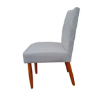 Kit 04 Cadeiras Jantar Barcelona Pés Palito Sued Bege D'class