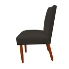 Kit 04 Cadeiras Jantar Barcelona Pés Palito Sued Marrom D'cla