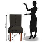 Kit 04 Cadeiras Jantar Barcelona Pés Palito Sued Marrom D'cla