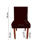 Kit 04 Cadeiras Jantar Madrid Pés Palito Sued Marsala - D'cla