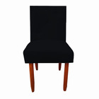 Kit 04 Cadeiras Jantar Madrid Pés Palito Sued Preto - D'class