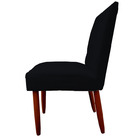 Kit 04 Cadeiras Jantar Madrid Pés Palito Sued Preto - D'class