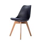 Kit 04 Cadeiras Leda Eames Jantar Cozinha Com Assento Estofad