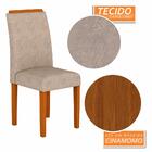 Kit 04 Cadeiras Londres Wood Cinamomo/ Capuccino - Moveis Ara