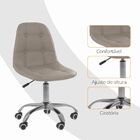 Kit 04 Cadeiras Office Eiffel Botonê Ajustável Base Giratória