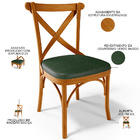 Kit 04 Cadeiras Para  Sala De Jantar E Estar Living Estofada