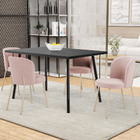 Kit 04 Cadeiras Para Sala De Jantar Cozinha Estofada Gavi Are