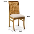 Kit 04 Cadeiras Para Sala De Jantar Cozinha Latina Oregon Lin