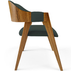 Kit 04 Cadeiras Para Sala De Jantar E Estar Living Estofada S