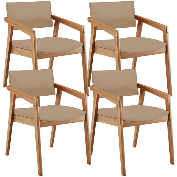 Kit 04 Cadeiras Para Sala De Jantar Estar Living Giorgia L02