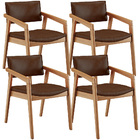 Kit 04 Cadeiras Para Sala De Jantar Estar Living Giorgia L02