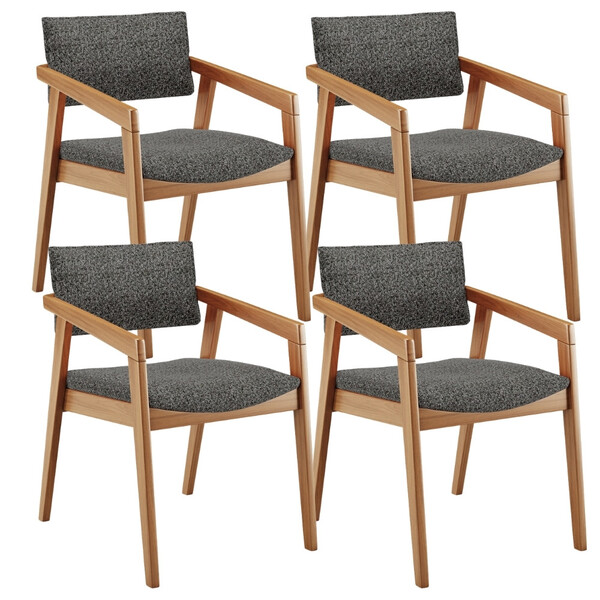 Kit 04 Cadeiras Para Sala De Jantar Estar Miving Giorgia L02