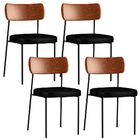 Kit 04 Cadeiras Para Sala De Jantar Melina L02 Couríssimo Cam