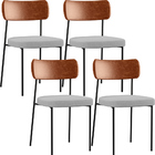 Kit 04 Cadeiras Para Sala De Jantar Melina L02 Couríssimo Cam