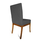 Kit 04 Cadeiras Para Sala De Jantar Paris Pés Palito Suede Gr