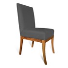 Kit 04 Cadeiras Para Sala De Jantar Paris Pés Palito Suede Gr