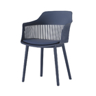 Kit 04 Cadeiras Polipropileno Marcela Azul Marinho - D'rossi