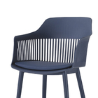 Kit 04 Cadeiras Polipropileno Marcela Azul Marinho - D'rossi