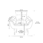 Kit 04 Cadeiras Poltronas De Luxo Opala Sala, Quarto Bege