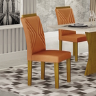 Kit 04 Cadeiras Sala De Jantar Clara Pe Mdf Moveis Leifer Fre