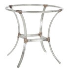 Kit 04 Cadeiras Tóquio De Área Em Alumínio E Fibra Sintética