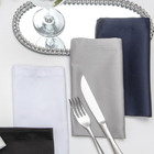 Kit 04 Peças Guardanapo De Boca Kacyumara 300 Fios - Off White